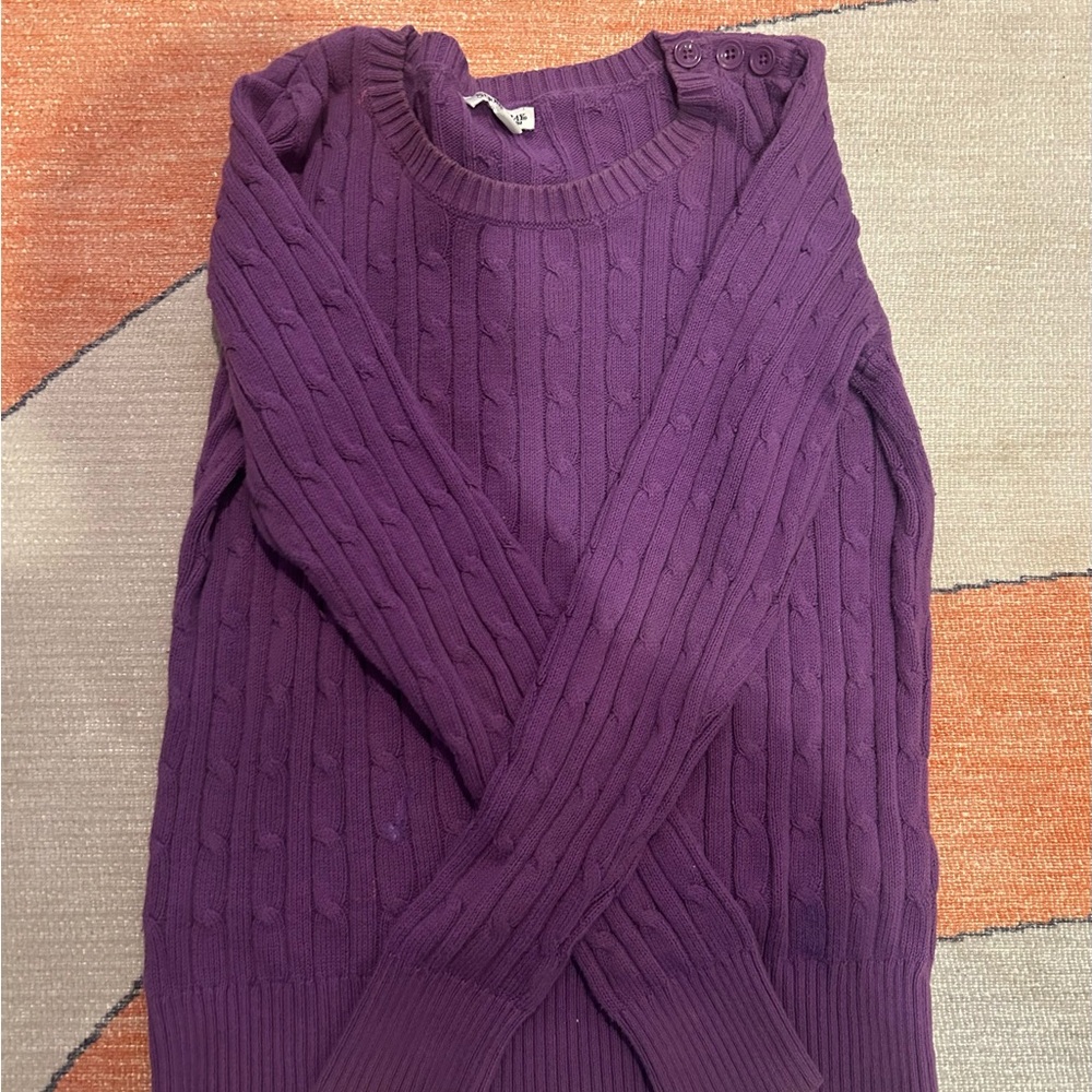 Purple St. John bay sweater